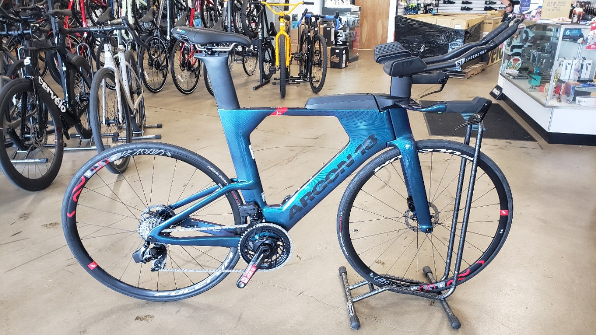 Argon 18 E-119 Tri+ Disc SRAM Force eTap AXS - Dig Me Beach Reflects 2024