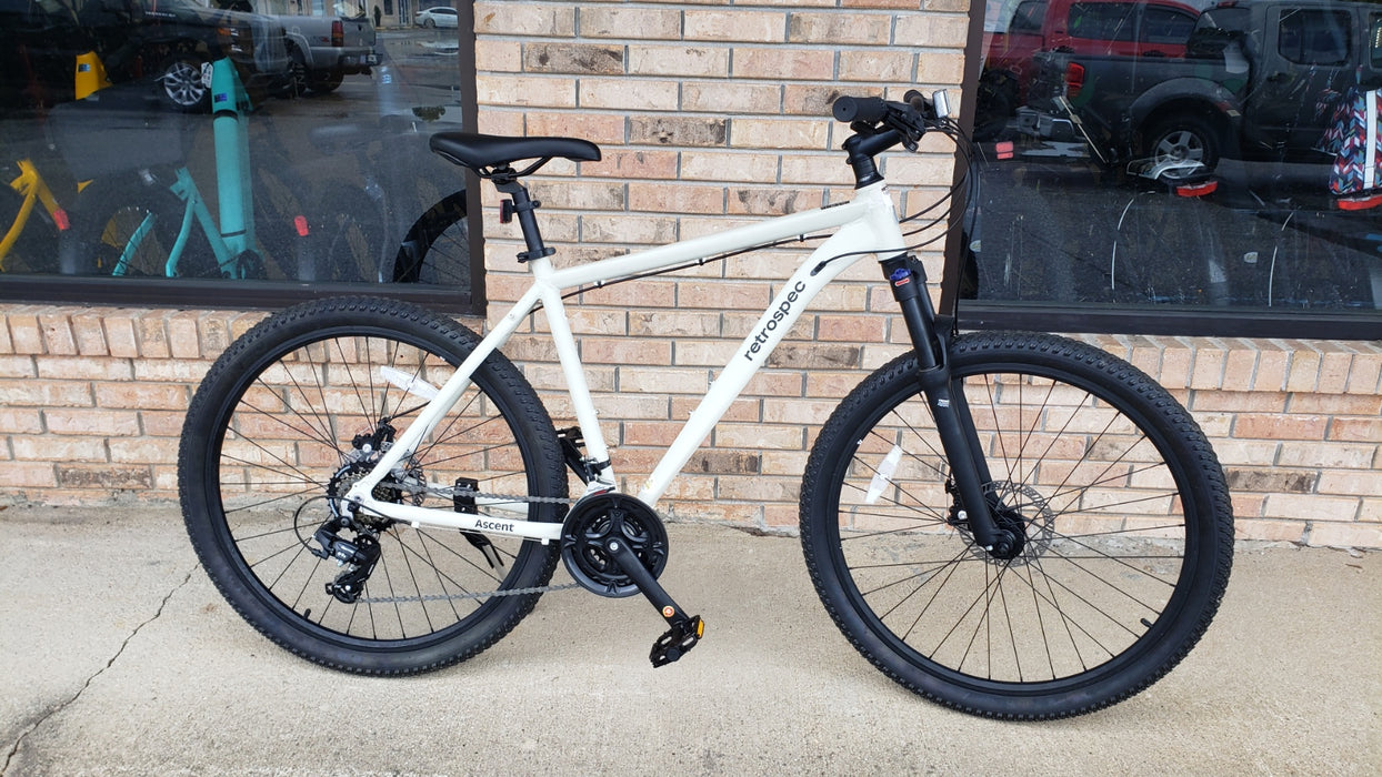 Retrospec Ascent Mountain Bike 27.5" Shimano Tourney - Matte Silt