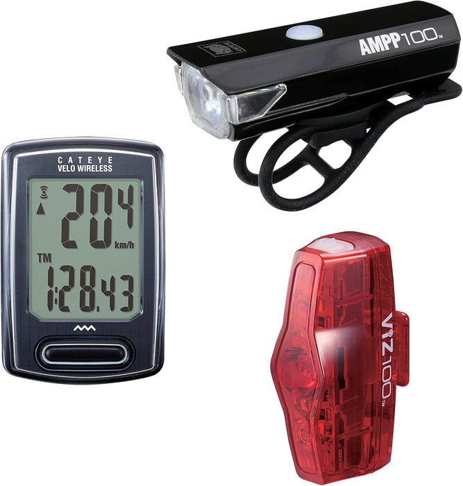 Cateye Velo-wireless Go-Kit Lights and Computer