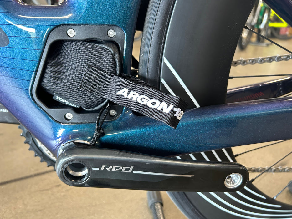 Argon 18 E-119 Tri+ Disc *NEW* SRAM RED AXS eTap w Hunt Carbon Wheelset - Dig Me Beach Reflects