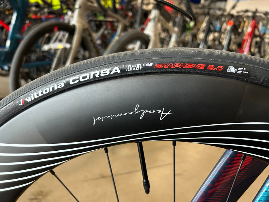 Argon 18 E-119 Tri+ Disc *NEW* SRAM RED AXS eTap w Hunt Carbon Wheelset - Dig Me Beach Reflects