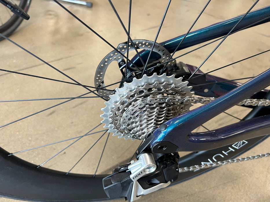 Argon 18 E-119 Tri+ Disc *NEW* SRAM RED AXS eTap w Hunt Carbon Wheelset - Dig Me Beach Reflects