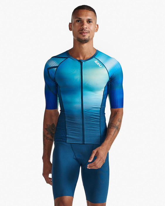 2XU Men's Aero Sleeved Tri Top