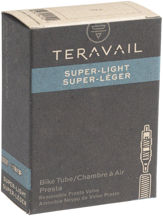 Teravail Superlight Tube - 700 x 20 - 28mm, 48mm Presta Tube Valve