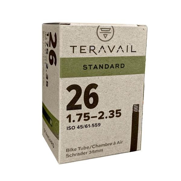 Teravail Standard Tube - 26 x 1.75 - 2.35, 35mm Schrader Valve