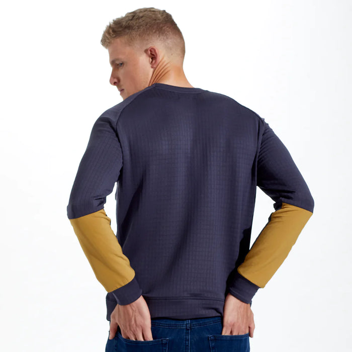 Pearl Izumi Men's Prospect Tech Sweatshirt - Dark Ink/Toffee