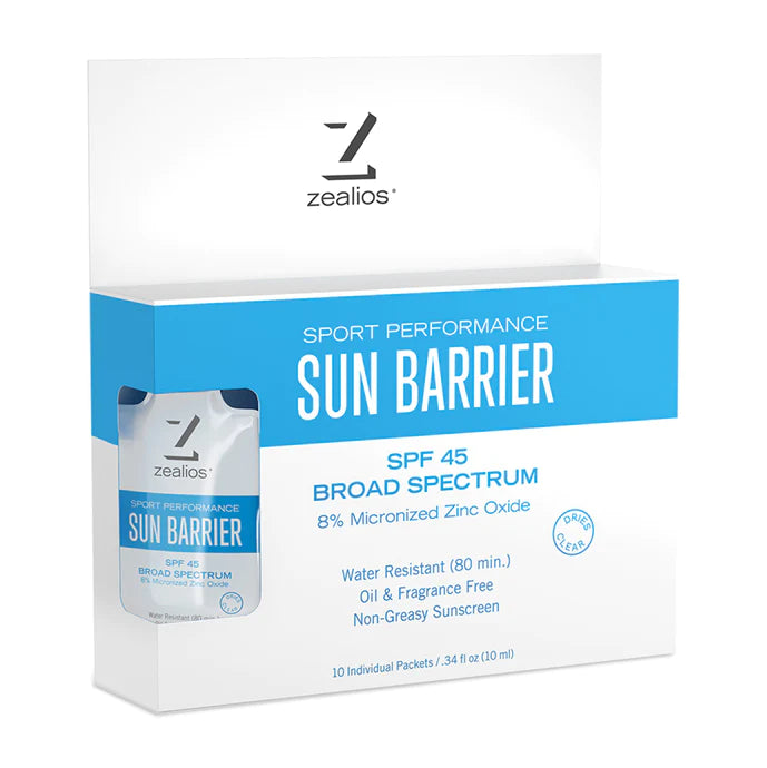 Zealios Sun Barrier 45SPF 10ML Pocket Packet
