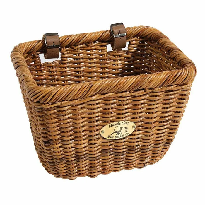 Nantucket Cisco Rectangle Basket - Light Brown