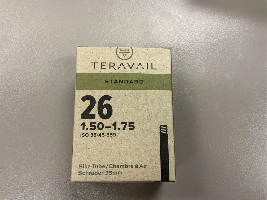 Teravail Standard Tube - 26 x 1.5 - 1.75, 35mm Schrader Valve