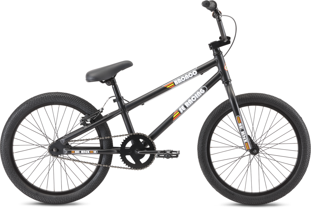 SE Bikes Bronco 20" BMX - Matte Black