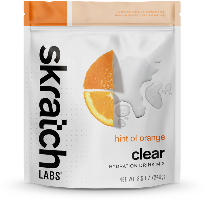 Skratch Labs Clear Hydration Mix 16 Servings - Hint of Orange