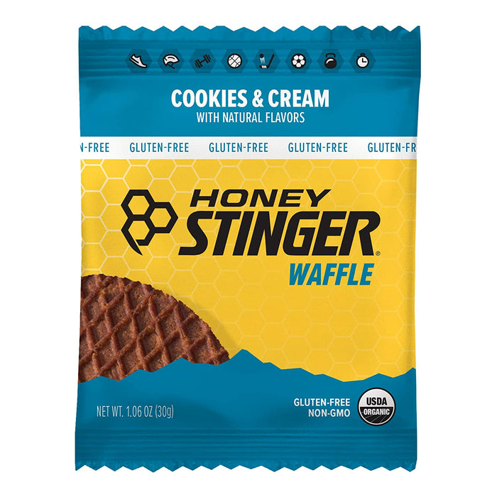 Honey Stinger Waffle, Single Serving -1 Waffle