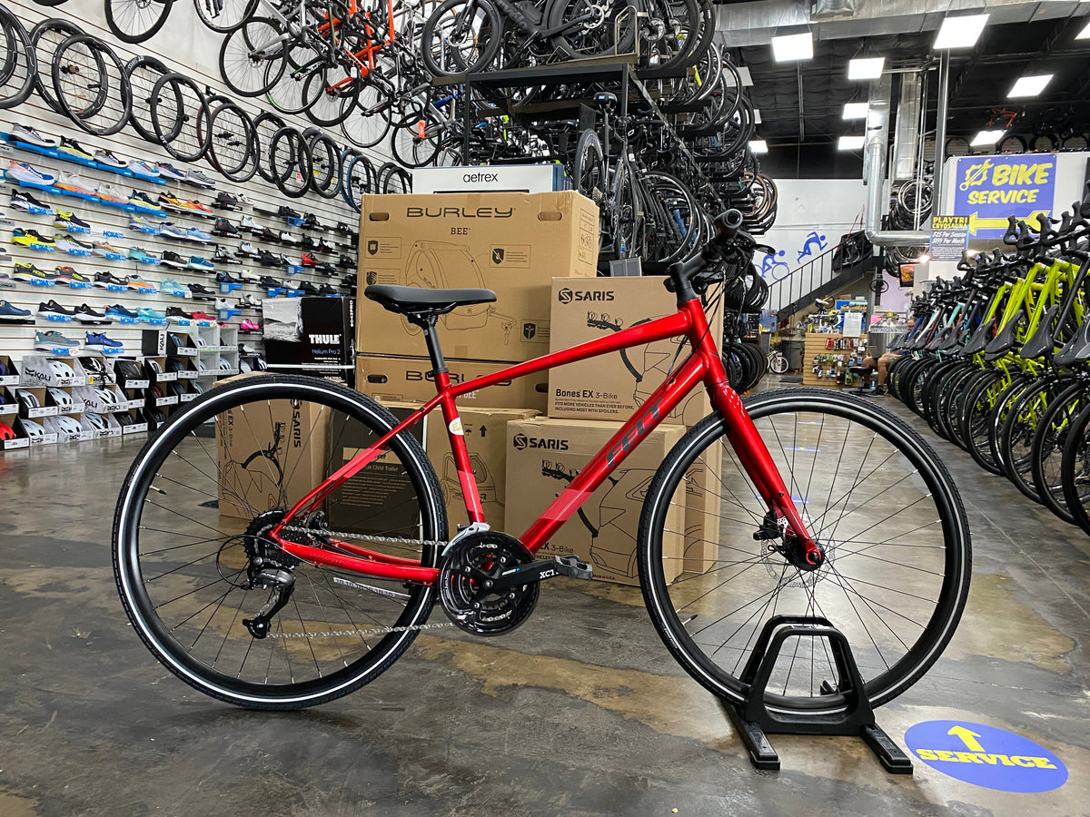Felt Verza Speed 40 Shimano Altus - Red 2022 — Playtri Fort Walton