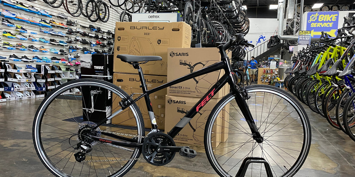 Felt Verza Speed 50 Shimano Altus - Black / Red 2022 — Playtri