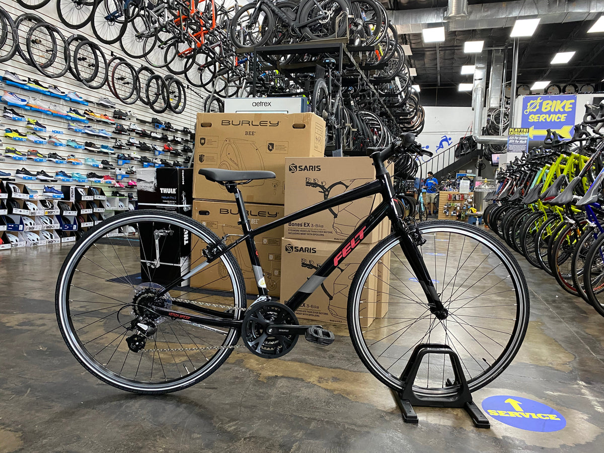 Felt Verza Speed 50 Shimano Altus - Black / Red 2022 — Playtri