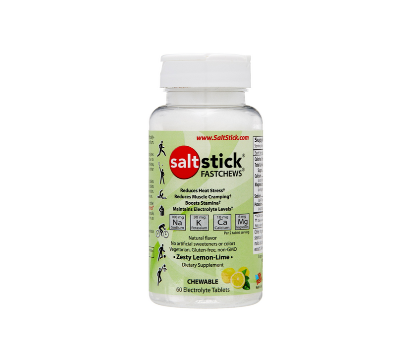 SaltStick Fastchews 60ct - Zesty Lemon Lime